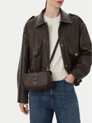Nine West Torebka CEO-SILK LINE-KY500 Brązowy ciemny. Brązowe torebki klasyczne damskie Nine West, bez wzorów, ze skóry, bez dodatków. Za 199.99 zł.
