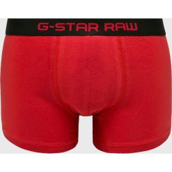 G-Star Raw - Bokserki (3-Pack). Czerwone bokserki męskie G-Star Raw, bez wzorów, z bawełny. W wyprzedaży za 119.90 zł.