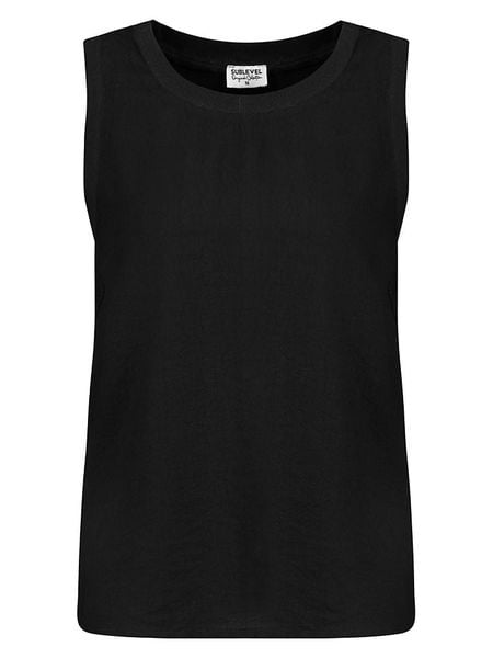 Sublevel Top w kolorze czarnym rozmiar: XL. Czarne topy damskie Sublevel, xl, bez wzorów, bez kołnierzyka. Za 43.99 zł.