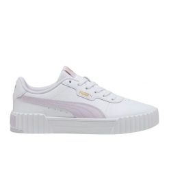 Buty Puma Carina 3.0 400365 11 białe. Białe buty sportowe na co dzień damskie bez wzorów, z gumy. Za 338.63 zł.