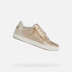 Buty GEOX D BLOMIEE E Złoty. Zielone obuwie treningowe damskie Geox, do biegania. Za 396.95 zł.
