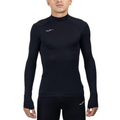 Koszulka kompresyjna do piłki nożnej dla dorosłych Joma Brama, długi rękaw. Czarne bluzki damskie Joma, l, bez wzorów, sportowe, bez kołnierzyka, bez ramiączek. Za 85.90 zł.