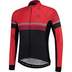 Bluza rowerowa męska Rogelli Hero z długim rękawem, czerwona. Czarne bluzy bez kaptura męskie Rogelli, na lato, bez wzorów, sportowe, bez kołnierzyka, bez ramiączek. W wyprzedaży za 410.00 zł.