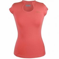 Koszulka sportowa damska Reebok ART263036. Czerwone bluzki sportowe damskie Reebok, xs, z bawełny, bez kołnierzyka, bez ramiączek. Za 126.00 zł.