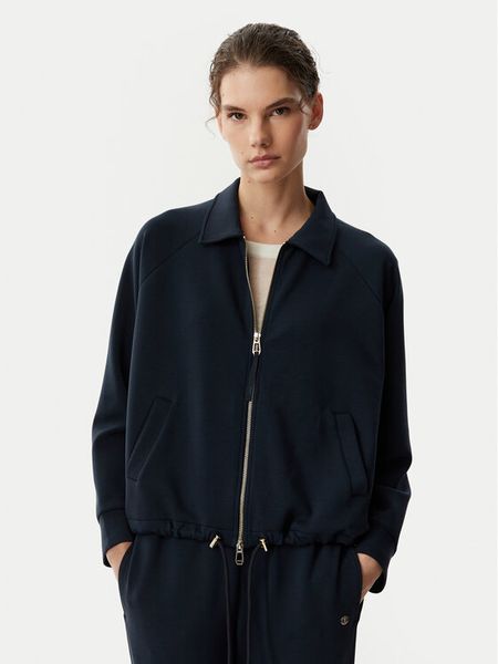 JOOP! Bluza 263Je32Taimi 30103302 Granatowy Regular Fit. Niebieskie bluzy bez kaptura damskie Joop!, z syntetyku. Za 924.99 zł.