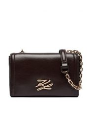 KARL LAGERFELD Torebka A4W30106 Brązowy. Brązowe listonoszki damskie Karl Lagerfeld, bez wzorów, ze skóry, bez dodatków. Za 1,039.00 zł.