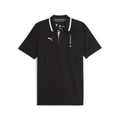 Koszulka polo męska Puma BMW MMS czarna 62415401 r M. Czarne koszulki polo męskie Puma, m, bez wzorów, bez ramiączek. Za 194.84 zł.