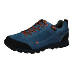 Niskie buty trekkingowe CMP Elettra WP. Czarne buty trekkingowe męskie CMP, z gumy, bez zapięcia, outdoorowe. Za 423.70 zł.