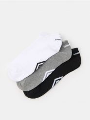 Skarpetki 3 pack Umbro - wielobarwny. Brązowe skarpetki męskie Sinsay, bez wzorów. Za 11.99 zł.