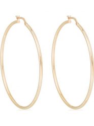 OR ÉCLAT Złote kolczyki-kreole "Créoles Santa" rozmiar: onesize. Żółte kolczyki damskie Or Éclat, złote. Za 1,239.99 zł.