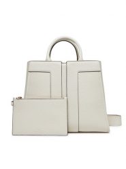 Elisabetta Franchi Torebka BS-07A-51E2-V500 Biały. Białe torebki klasyczne damskie Elisabetta Franchi, bez wzorów, ze skóry, bez dodatków. Za 1,339.00 zł.