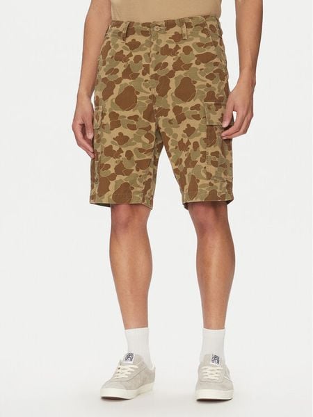 Levi's® Szorty materiałowe Carrier Cargo 001KG-0004 Brązowy Regular Fit. Brązowe szorty męskie z bawełny, bez kołnierzyka. Za 159.99 zł.