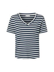 Marie Lund Koszulka Kobiety Bawełna (100%) niebieski, S. Niebieskie t-shirty damskie Marie Lund, s, bez wzorów, z bawełny, bez kołnierzyka. Za 99.95 zł.