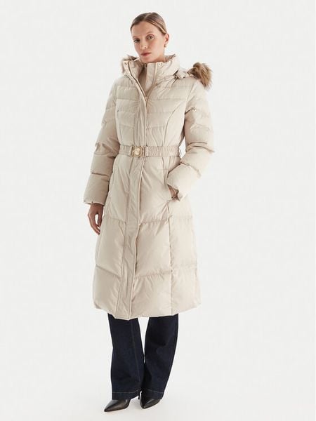 Guess Kurtka puchowa W5BL29 W2802 Écru Regular Fit. Kurtki damskie Guess, l, z aplikacjami, z puchu, bez kaptura. Za 849.00 zł.