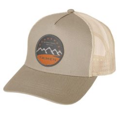 Czapka wędkarska Taimen Trucker no. 2. Brązowe czapki męskie TAIMEN, bez wzorów, sportowe. Za 99.99 zł.