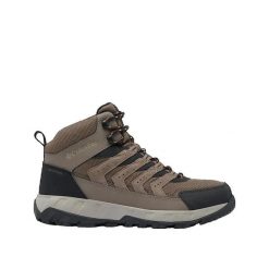 Buty trekkingowe Columbia Strata Trail™ Mid WP Brązowe. Brązowe buty trekkingowe męskie Columbia, z materiału, bez zapięcia, trekkingowe. Za 398.25 zł.