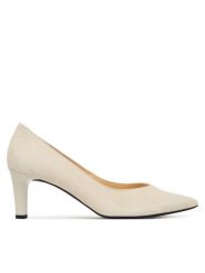 HÖGL Szpilki 0-186702-17000 Écru. Szpilki HÖGL, bez wzorów, ze skóry, bez obcasa. Za 649.99 zł.