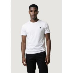 Koszulka crop top Mężczyzna U.S. POLO ASSN. MICK-BASIC. Białe koszulki polo męskie U.S. Polo Assn., m, bez wzorów, z bawełny, bez ramiączek. W wyprzedaży za 159.75 zł.