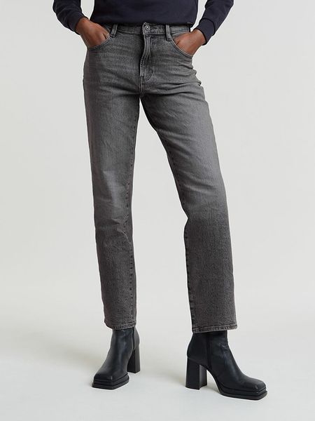 G-Star Dżinsy - Regular fit - w kolorze antracytowym rozmiar: W32/L34. Czarne jeansy damskie G-Star, z podwyższonym stanem. Za 208.83 zł.