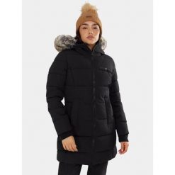 Płaszcz Zimowy Damski Fundango Melody. Czarne płaszcze damskie Fundango, na zimę, bez wzorów, z puchu, eleganckie. Za 599.90 zł.