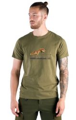 T-shirt myśliwski męski Tagart Fox Olive z nadrukiem. Zielone t-shirty męskie tagart, na lato, m, bez wzorów, z bawełny, bez kołnierzyka. Za 116.00 zł.