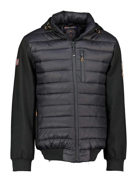 Geographical Norway Kurtka przejściowa "Boswell" w kolorze czarnym rozmiar: 3XL. Czarne kurtki męskie Geographical Norway, xl, bez wzorów, bez kaptura. Za 231.68 zł.