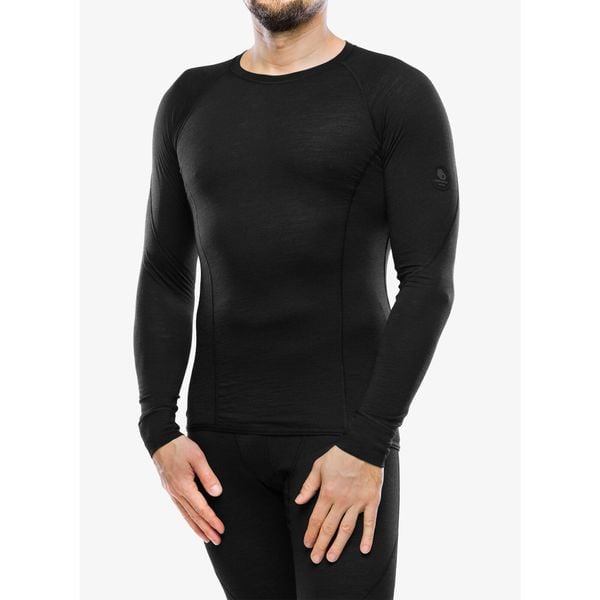 Bluza termoaktywna męska Sensor Merino Air Tee LS. Czarne bluzy bez kaptura męskie Sensor, m. Za 282.99 zł.