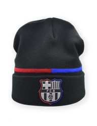 Czapka FC Barcelona - oficjalna licencjonowana. Czerwone czapki męskie FC Barcelona, na zimę, bez wzorów, z gumy, klasyczne. Za 92.64 zł.
