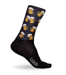 Skarpetki Kolarskie Aero Beer Black. Czarne skarpetki damskie LUXA, bez wzorów, z materiału. Za 119.00 zł.