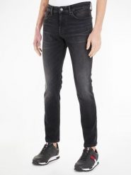 TOMMY JEANS Dżinsy - Slim fit - w kolorze czarnym rozmiar: W32/L34. Czarne jeansy męskie Tommy Jeans. Za 188.40 zł.