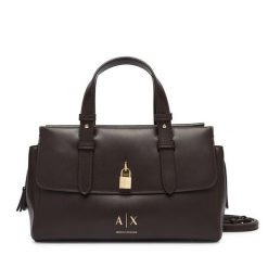 Torebka Armani Exchange. Brązowe torebki klasyczne damskie Armani Exchange, bez wzorów, bez dodatków. Za 704.99 zł.