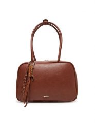 JENNY Torebka C-JNY-M-015-08 Brązowy. Brązowe torebki klasyczne damskie Jenny, bez wzorów, z materiału, bez dodatków. Za 159.99 zł.