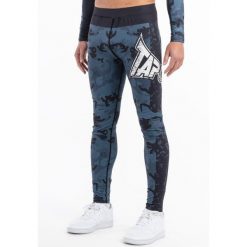 Legginsy o regularnym kroju Tapout Patton. Niebieskie spodnie sportowe męskie TAPOUT, z elastanu. Za 217.50 zł.