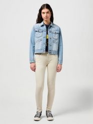 Wrangler Kurtka dżinsowa w kolorze błękitnym rozmiar: S. Niebieskie kurtki damskie Wrangler, s, bez wzorów, z bawełny, bez kaptura. Za 217.99 zł.