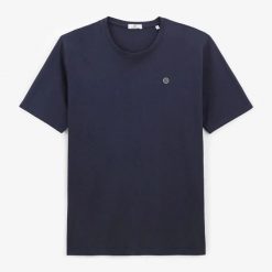 Koszulka Serge Blanco Thoreo. Niebieskie t-shirty damskie SERGE BLANCO, m, bez wzorów, z materiału, bez kołnierzyka. Za 192.00 zł.