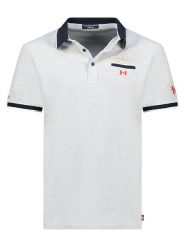 Canadian Peak Koszulka polo w kolorze szarym rozmiar: S. Szare koszulki polo męskie Canadian Peak, s, bez wzorów, z bawełny, bez ramiączek. Za 92.64 zł.