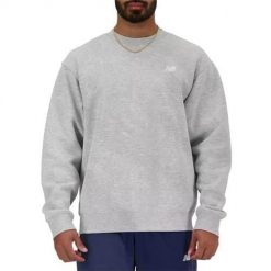 Bluza sportowa męska New Balance Essentials. Szare bluzy bez kaptura męskie New Balance, l. Za 326.00 zł.