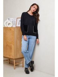 Soft Cashmere Sweter w kolorze czarnym rozmiar: 34/36. Czarne swetry klasyczne damskie Soft Cashmere, z kaszmiru, bez kołnierzyka. Za 104.99 zł.