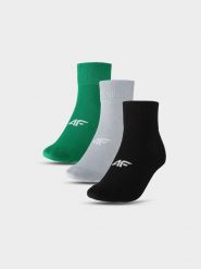 4F Skarpetki casual za kostkę (3-pack) męskie - multikolor 32-34. Skarpetki męskie 4f, bez wzorów, z bawełny. Za 49.99 zł.