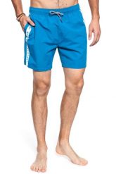 SPODENKI MUSTANG Simon Swim Trunks 1009735 5320. Niebieskie szorty męskie Mustang, bez kołnierzyka. W wyprzedaży za 79.99 zł.