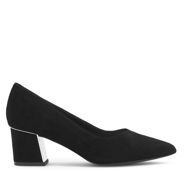 Czółenka Lasocki. Czarne czółenka damskie Lasocki, bez wzorów, bez obcasa. Za 249.99 zł.