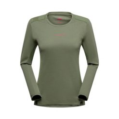 Damska koszulka z długim rękawem La Sportiva Beyond. Zielone t-shirty damskie La Sportiva, l, bez wzorów, z materiału, bez kołnierzyka. Za 344.50 zł.