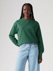Levi´s Bluza w kolorze zielonym rozmiar: XS. Zielone bluzy bez kaptura damskie s, z bawełny. Za 105.38 zł.