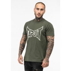 T-shirt o klasycznym kroju Tapout Basic. Białe t-shirty męskie TAPOUT, bez wzorów, bez kołnierzyka. Za 137.00 zł.