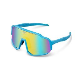 Uniwersalne sportowe okulary polaryzacyjne VIF Two Blue. Niebieskie okulary przeciwsłoneczne męskie VIF, z gumy. Za 269.00 zł.