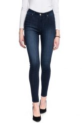 DAMSKIE SPODNIE JEANSOWE LEE Ivy DARK USK L32EKJZP 112107405. Spodnie materiałowe damskie Lee, bez wzorów, z jeansu. Za 209.99 zł.