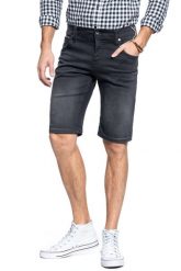 SPODENKI JEANSOWE MĘSKIE MUSTANG Chicago Short 1010193 4000 881. Szorty męskie Mustang, z jeansu, bez kołnierzyka. Za 159.99 zł.
