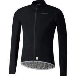 Kurtka Windflex, czarna. Czarne kurtki męskie SHIMANO, m, bez wzorów, z materiału, sportowe, bez kaptura. Za 549.90 zł.