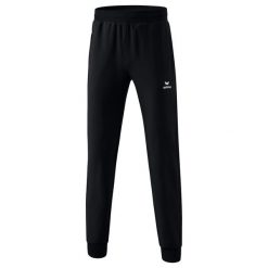 Spodnie Erima Change By Erima Prezentacyjne Czarne. Czarne spodnie materiałowe męskie Erima, bez wzorów, sportowe. Za 293.99 zł.