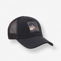 Czapka wędkarska z daszkiem Caperlan 900 wodoodporna. Brązowe czapki męskie CAPERLAN, bez wzorów, z tkaniny, sportowe. Za 49.99 zł.